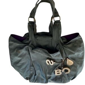 See by Chloe X-Large blue coated bag perfect travel,shopping ,gym or diaper bag